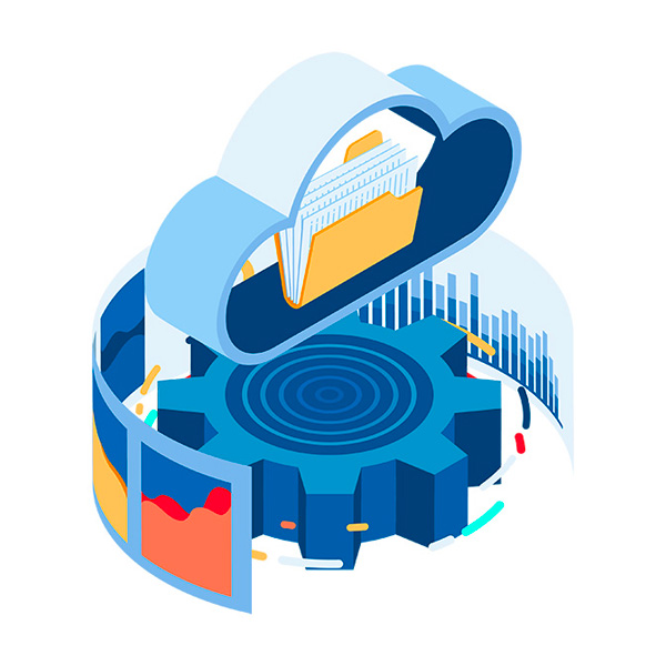 Flat 3d Isometric Businessman Stick Red Pin into The Ground