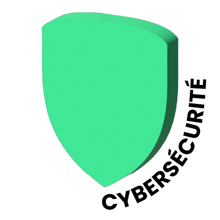 icone bouclier Cybersécurité 3d copie