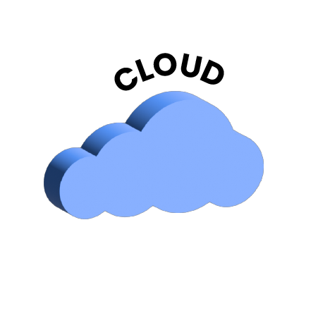 icone nuage hébergement cloud